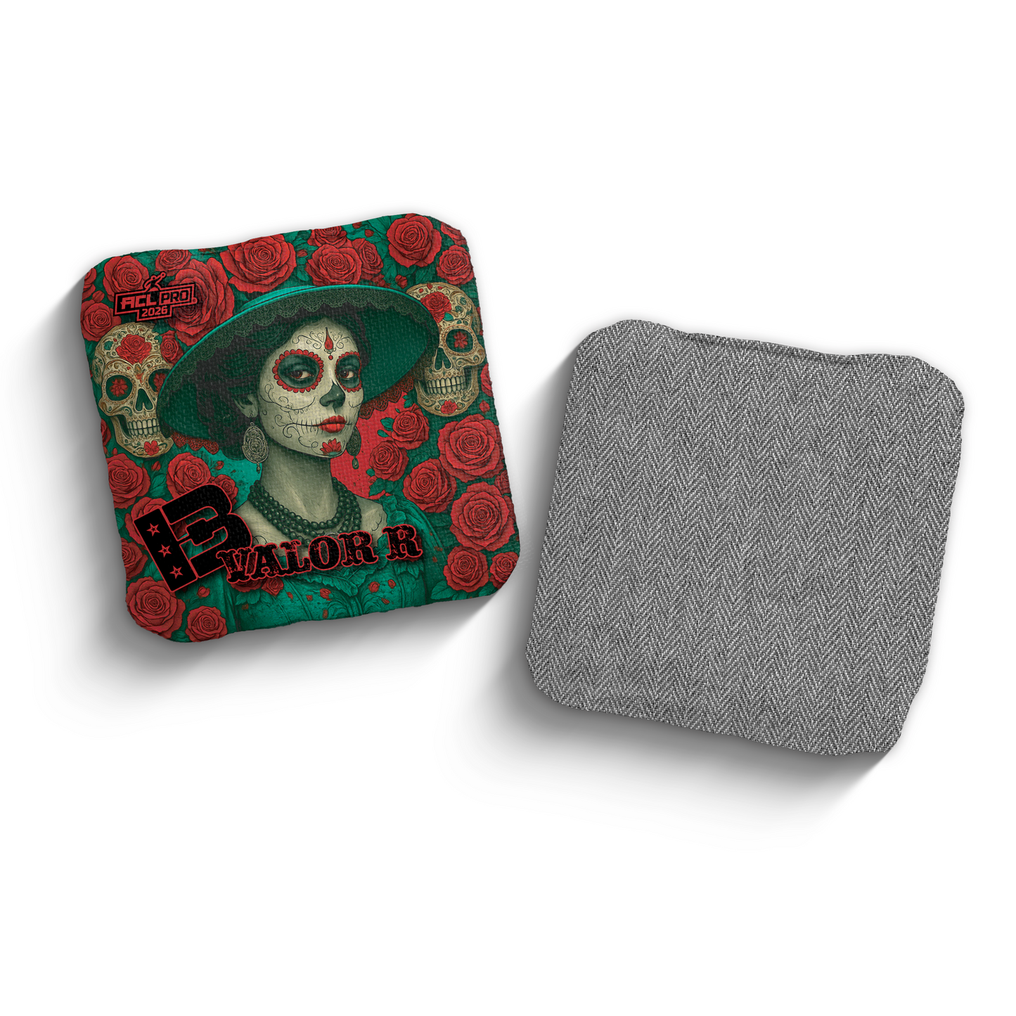 2026 Brotherhood Cornhole Valor La Catrina Edition ACL Pro Stamped Cornhole Bags