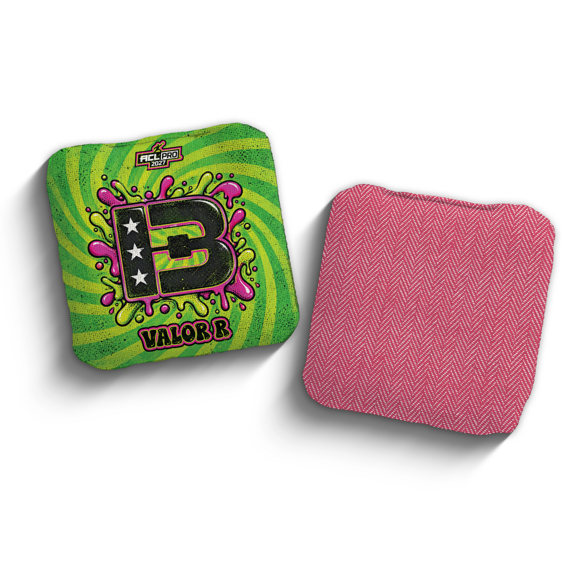 2027 Brotherhood Cornhole Valor Acid Slime Edition ACL Pro Stamped Cornhole Bags