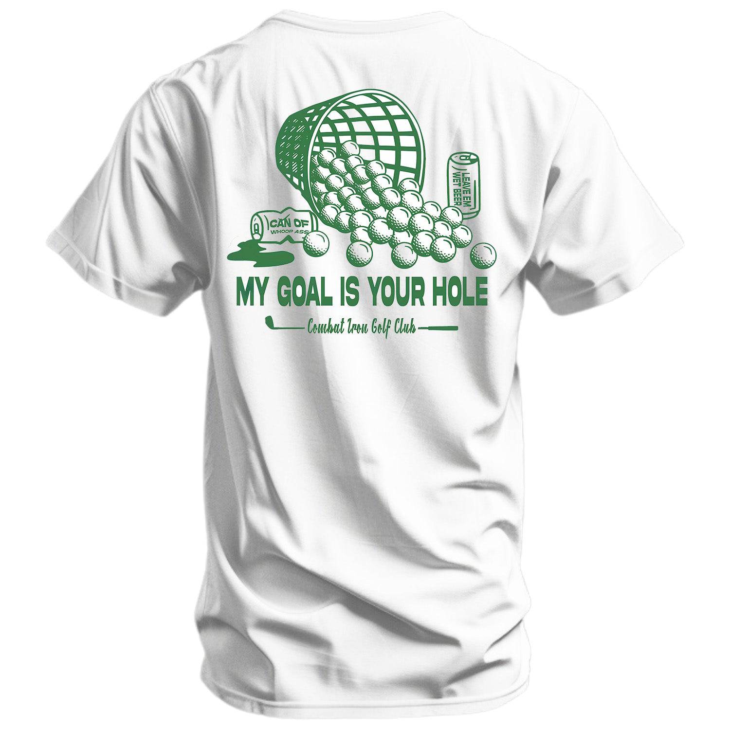 My Goal Is Your Hole Golf Club Men's T-Shirt – Dirty Bags Cornhole