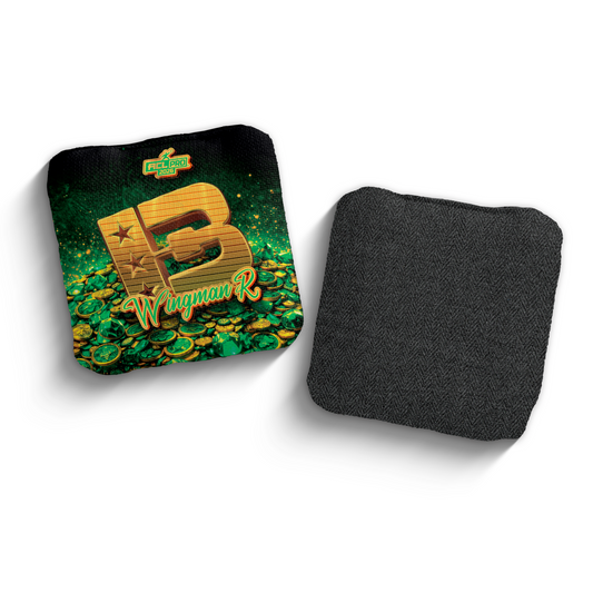 2026 Brotherhood Cornhole Wingman Pot of Gold Edition ACL Pro Stamped Cornhole Bags