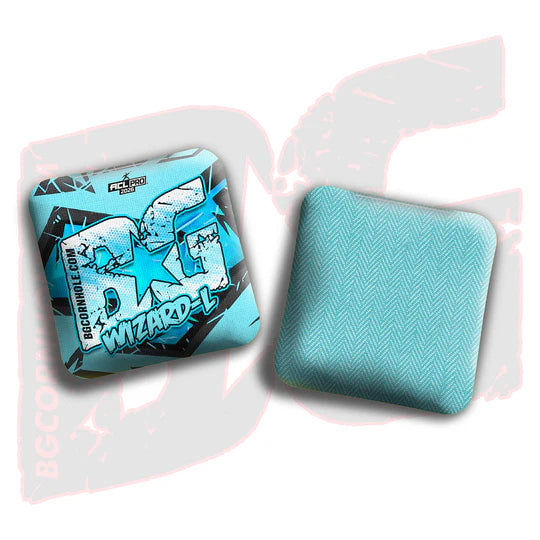 2026 BG Wizard L "Power Surge" - ACL Pro Stamped Cornhole Bags - SET OF 4 BAGS
