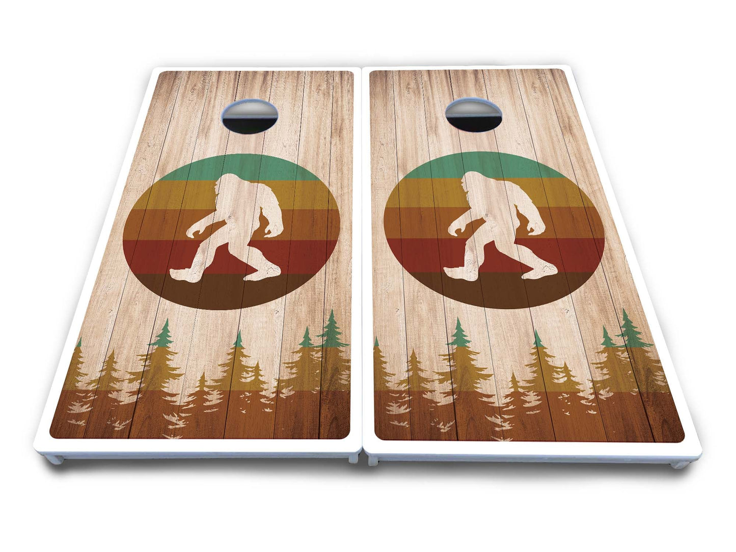 Bigfoot Circle Cornhole Boards - All Weather Series