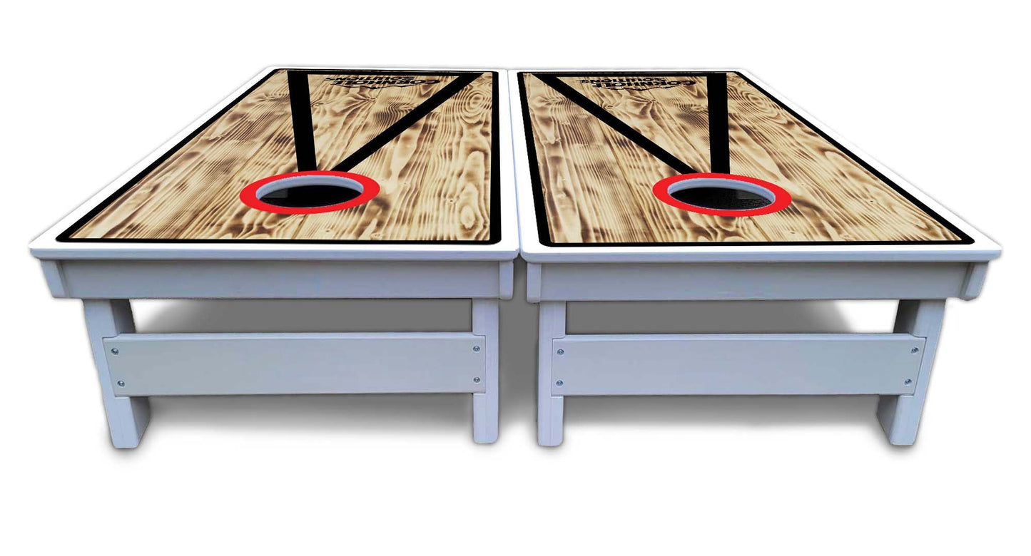 Burnt Triangle Cornhole Boards - All Weather Series