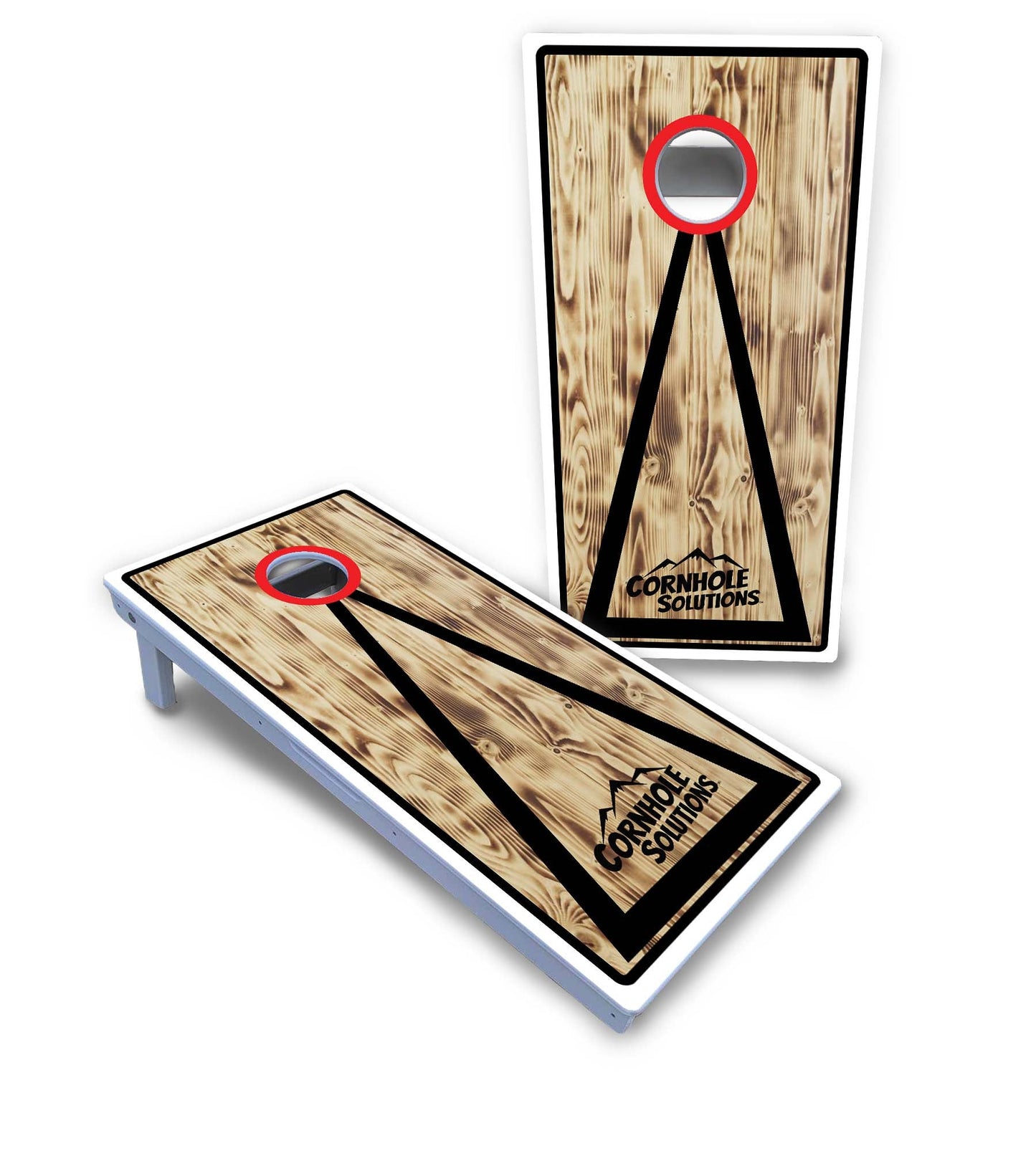 Burnt Triangle Cornhole Boards - All Weather Series