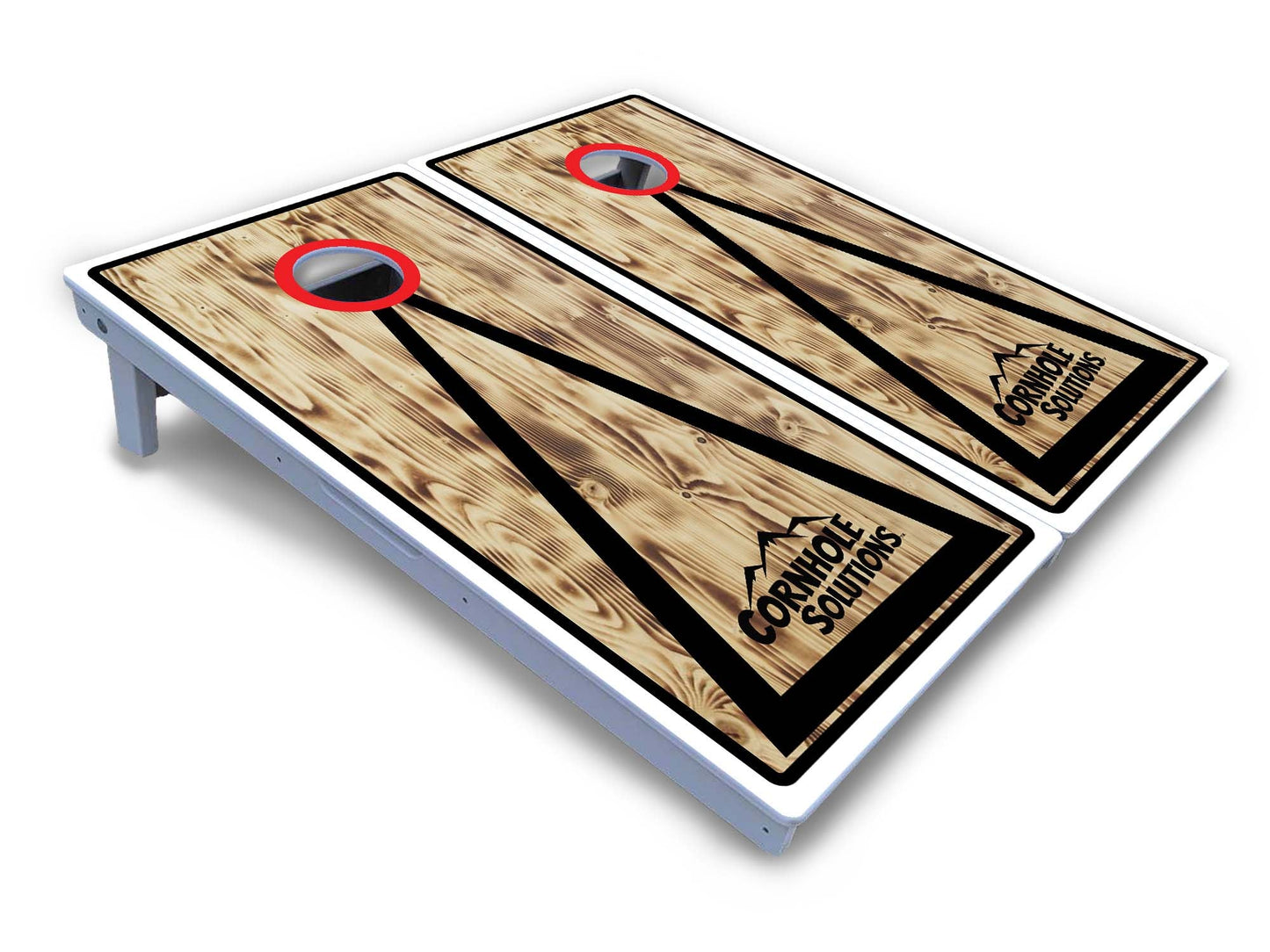 Burnt Triangle Cornhole Boards - All Weather Series