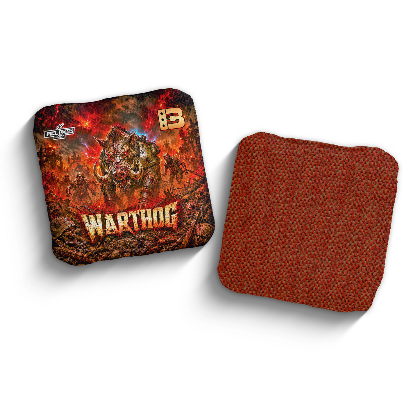 2027 Brotherhood Cornhole Warthog Launch Edition ACL Comp Stamped Cornhole Bags