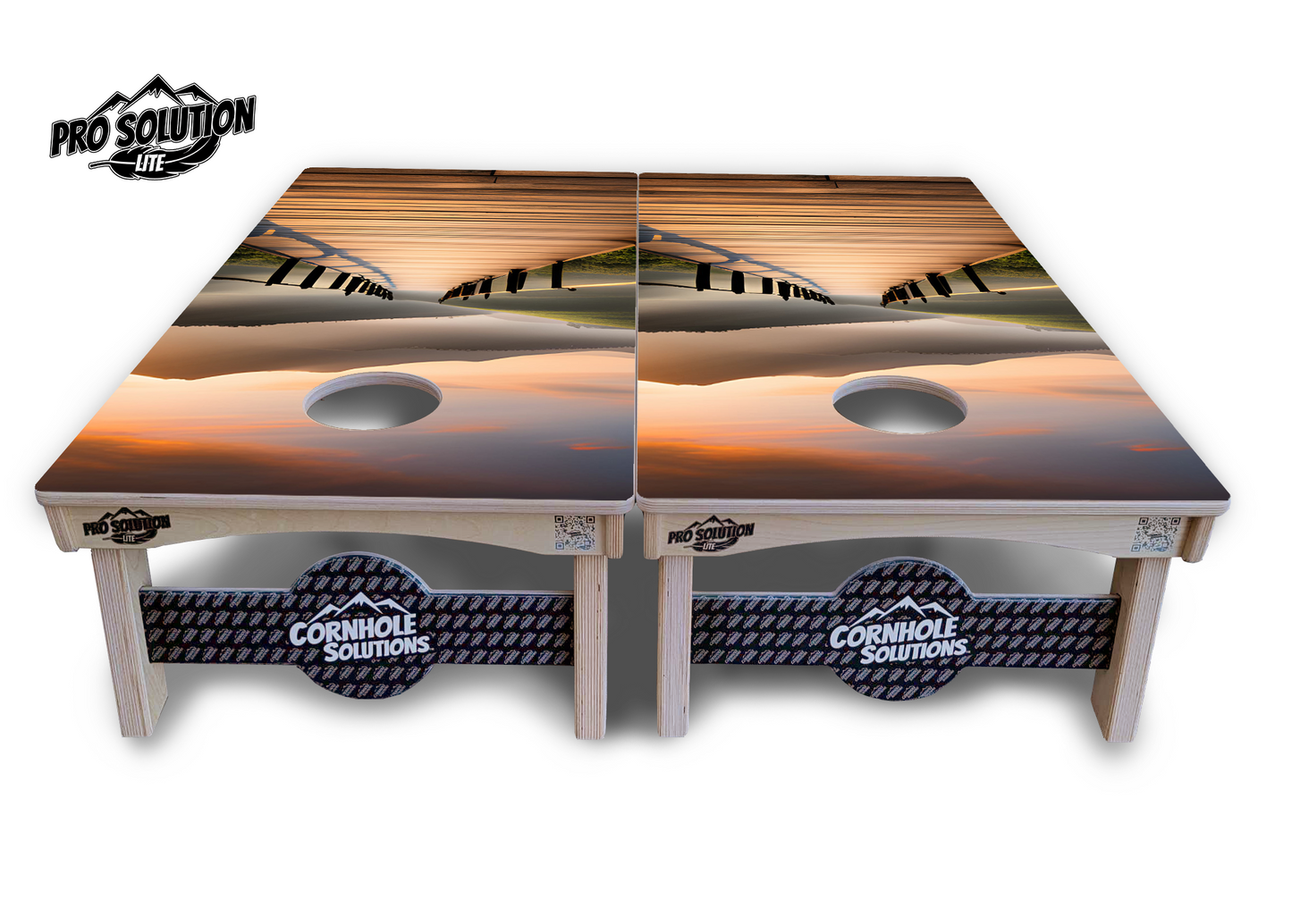 Wooden Bridge Cornhole Boards - Pro Solution Lite Series