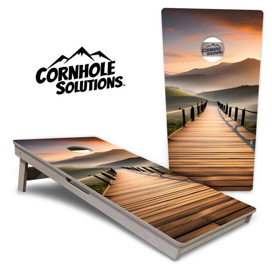 Wooden Bridge Cornhole Boards - Professional Tournament Series