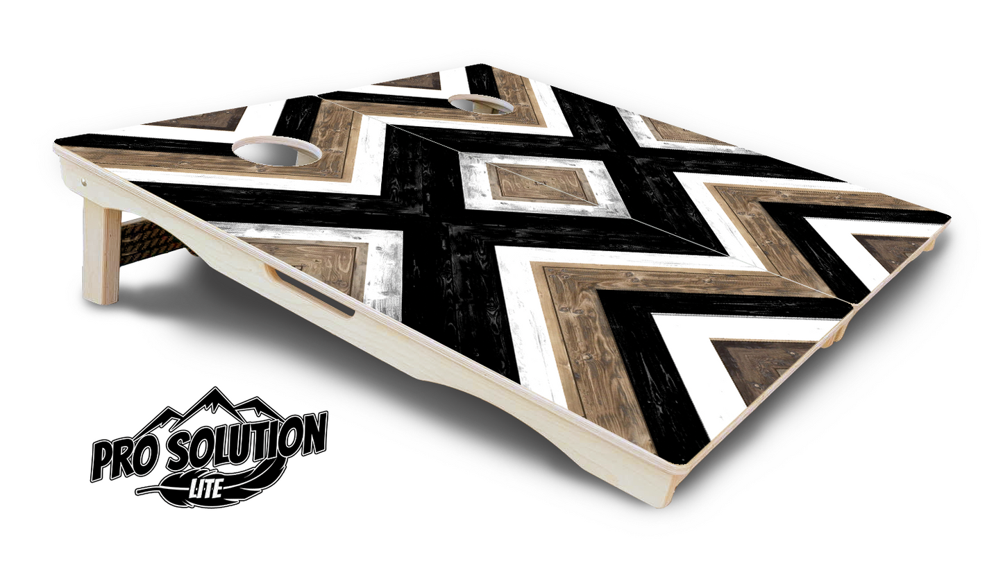 X Pattern Cornhole Boards - Pro Solution Lite Series