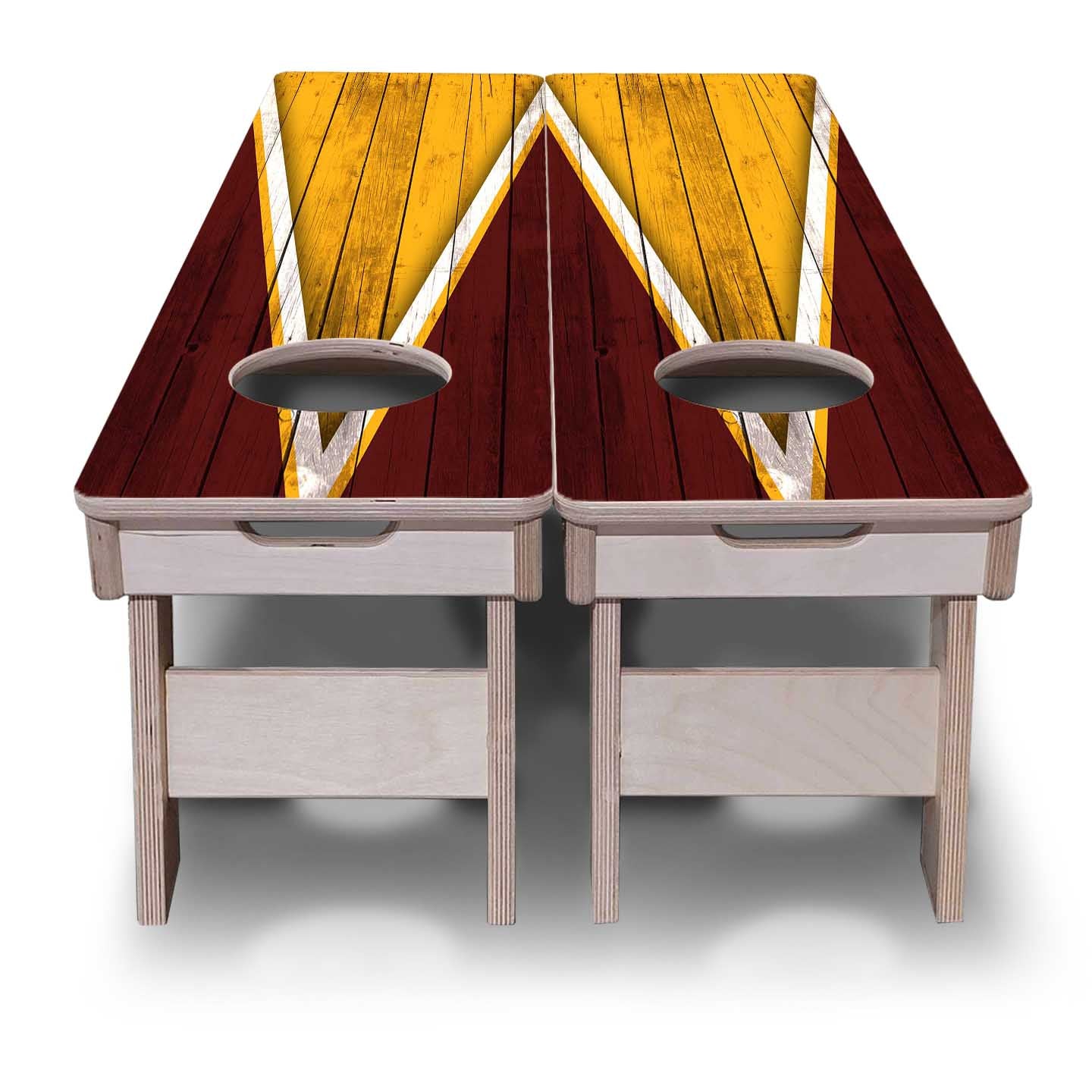 Training Skinny Boards - Sports Theme - Yellow & Maroon