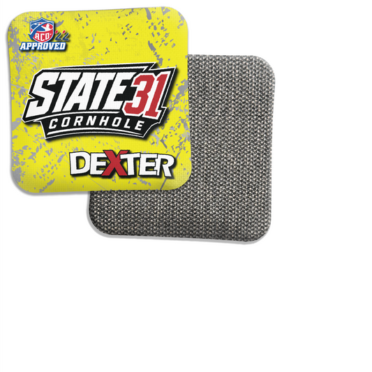DEXTER - ACO Stamped - Yellow Splatter2