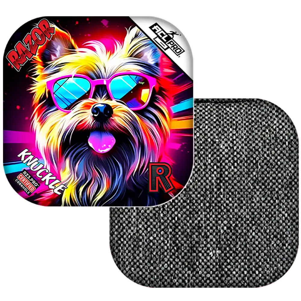 Knuckle | Yorkie | ACL PRO Razor Cornhole Bags