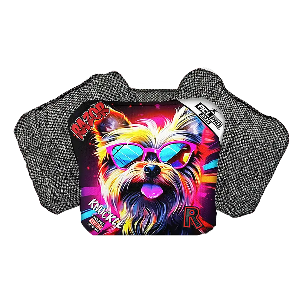 Knuckle | Yorkie | ACL PRO Razor Cornhole Bags