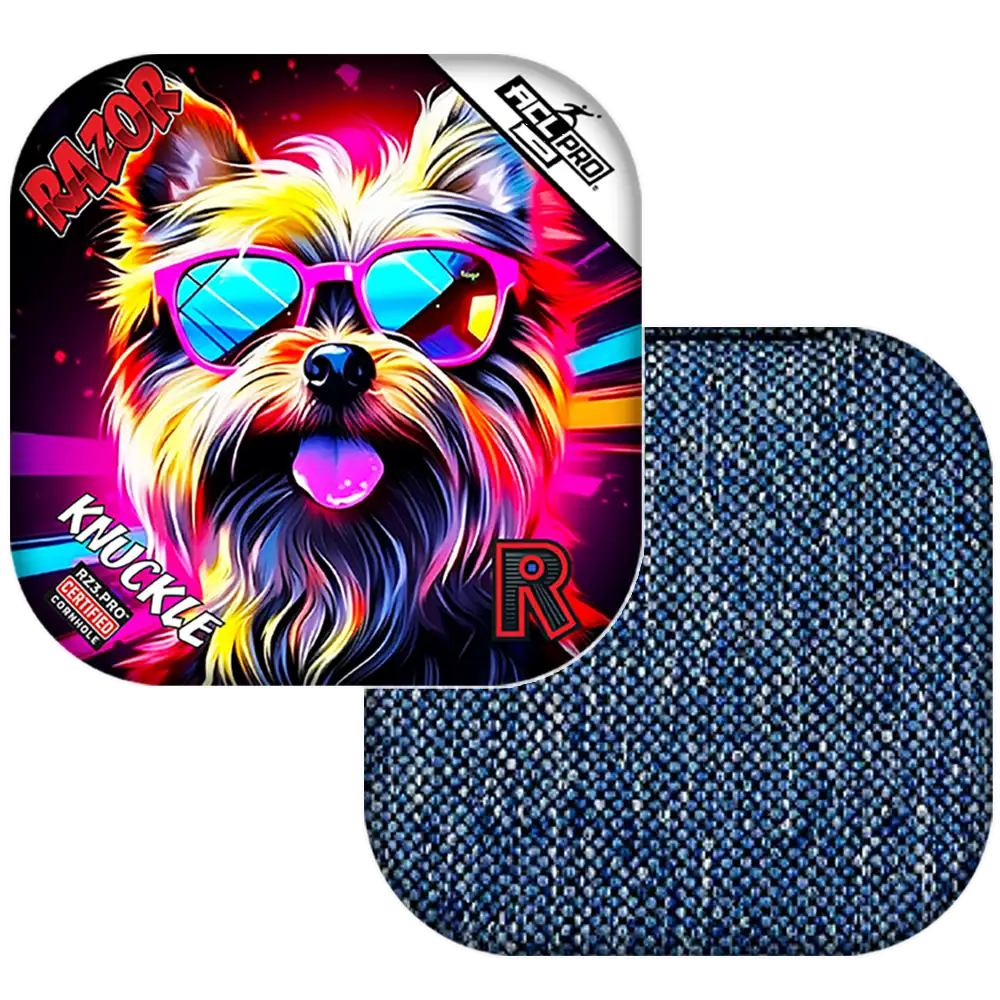 Knuckle | Yorkie | ACL PRO Razor Cornhole Bags