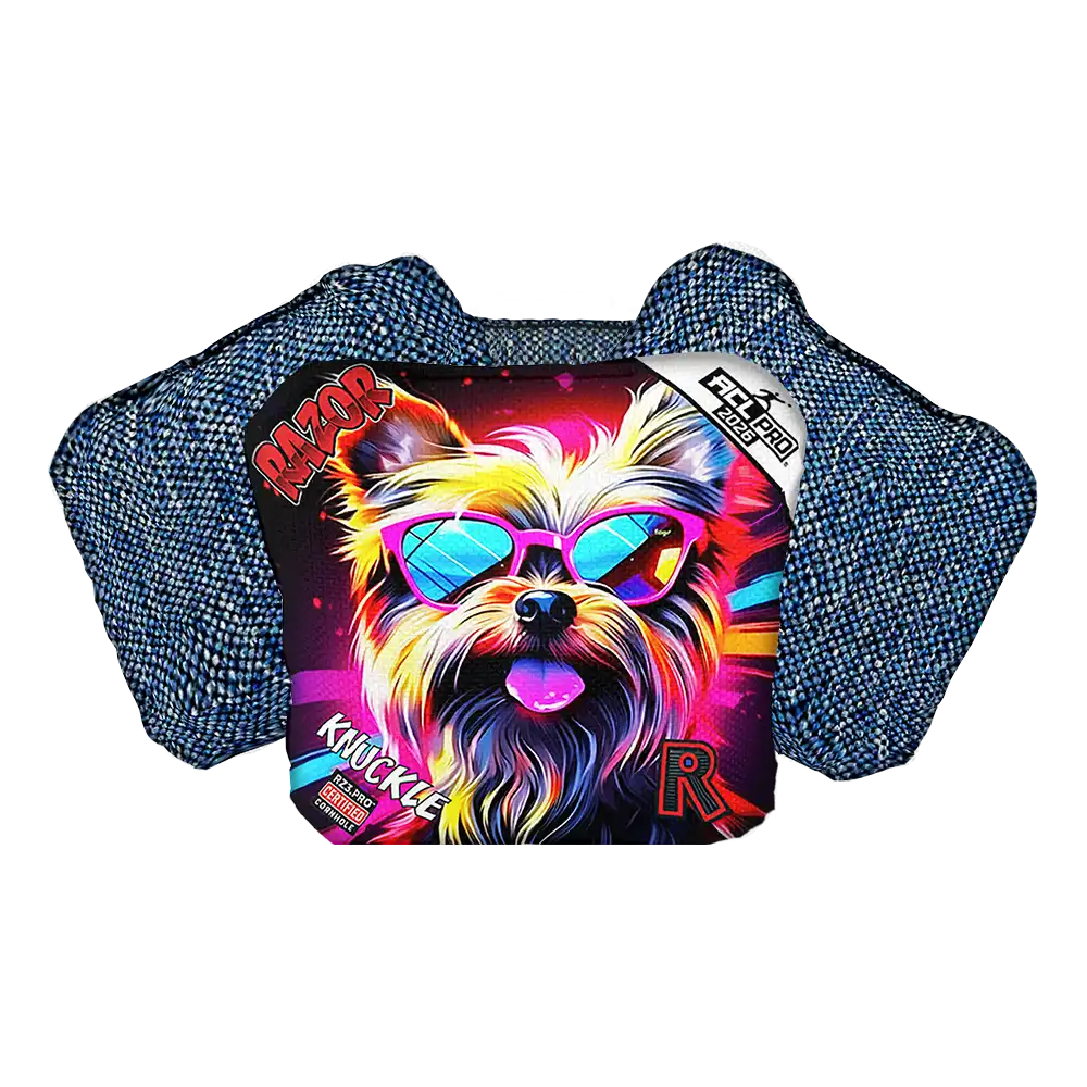 Knuckle | Yorkie | ACL PRO Razor Cornhole Bags