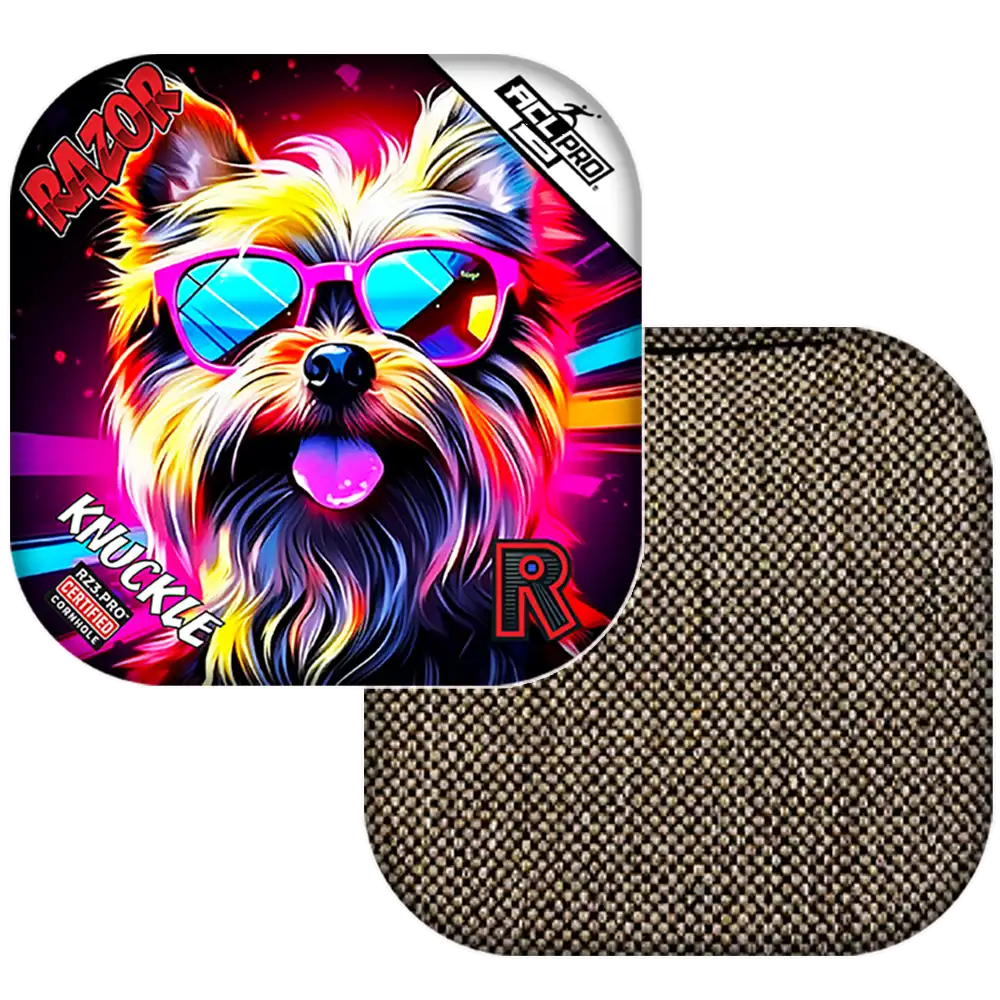 Knuckle | Yorkie | ACL PRO Razor Cornhole Bags