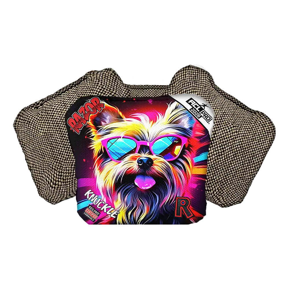 Knuckle | Yorkie | ACL PRO Razor Cornhole Bags