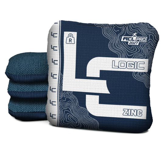 Contour Marine White Cornhole Bags - Multiple Series - Set of 4