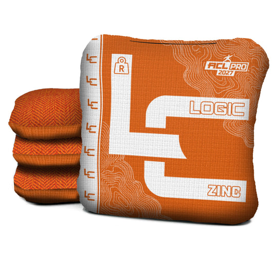 Contour Orange Cornhole Bags - Multiple Series - Set of 4