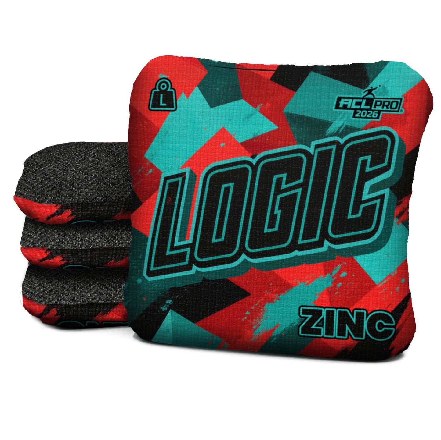 Angle Splat - Teal Red - ACL PRO 2026 BAGS - MULTIPLE BAG SERIES - Set of 4 bags