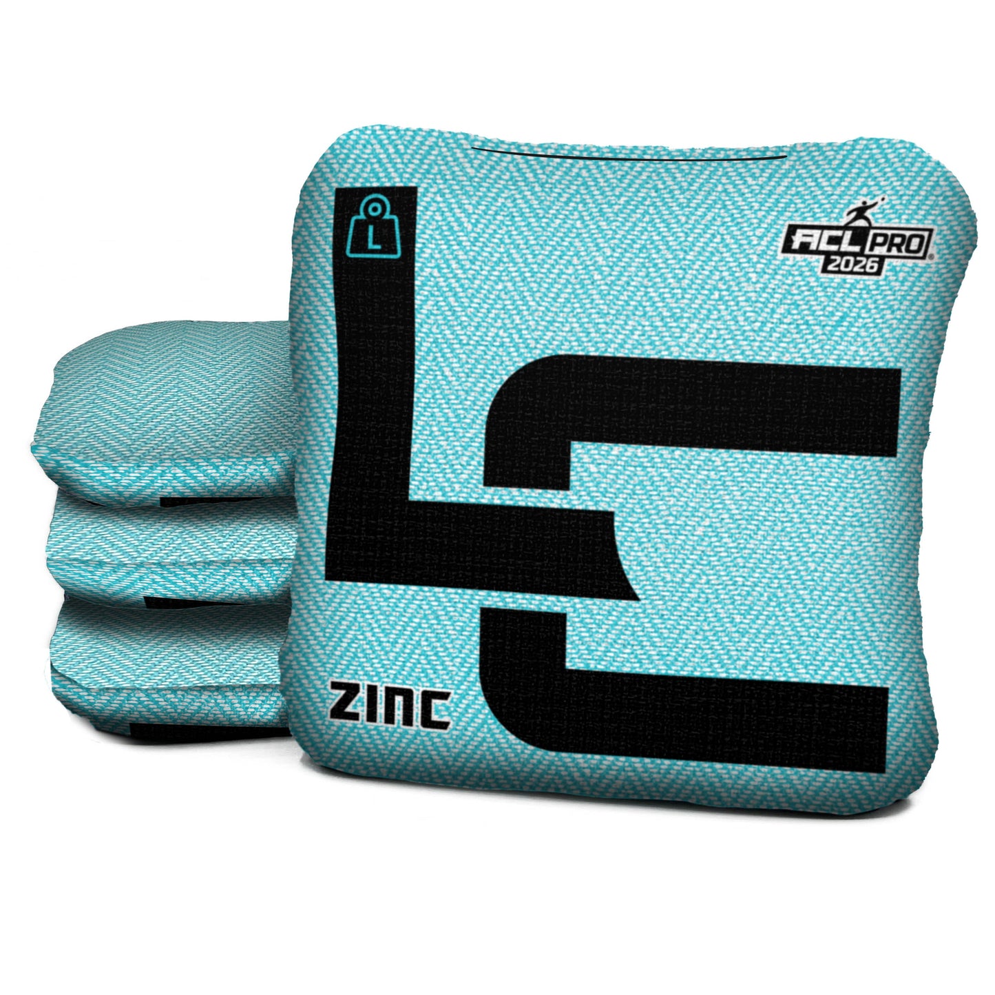 LC - Aqua - ZINC - ACL PRO 2026 BAGS - Custom Name Option- Set of 4 bags