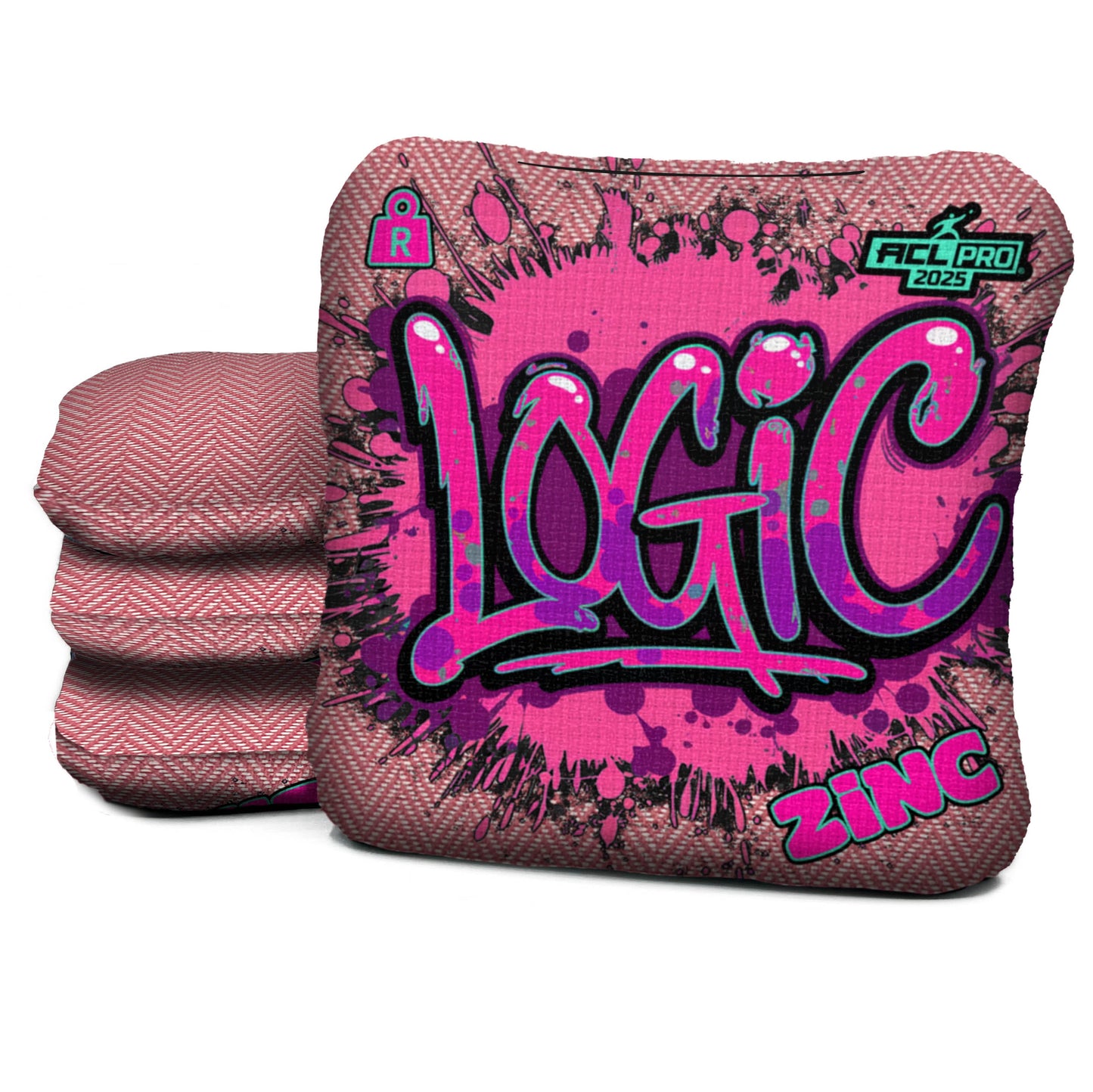Logic Cornhole - Pink Graffiti - ZINC - 4.5/9 Speeds - ACL PRO SALE