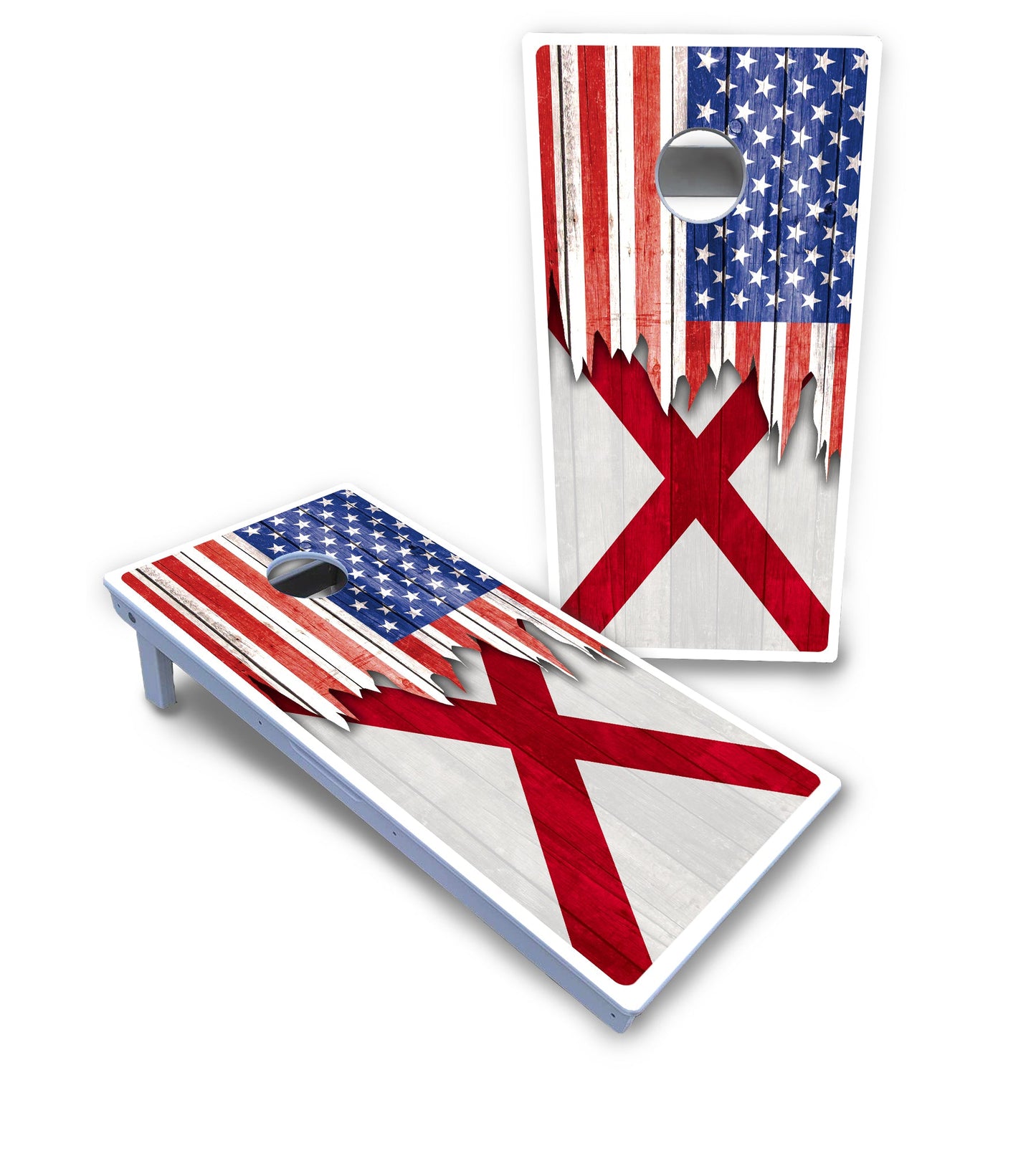 State Flag Designs Alabama to Georgia Cornhole Boards - All Weather Series