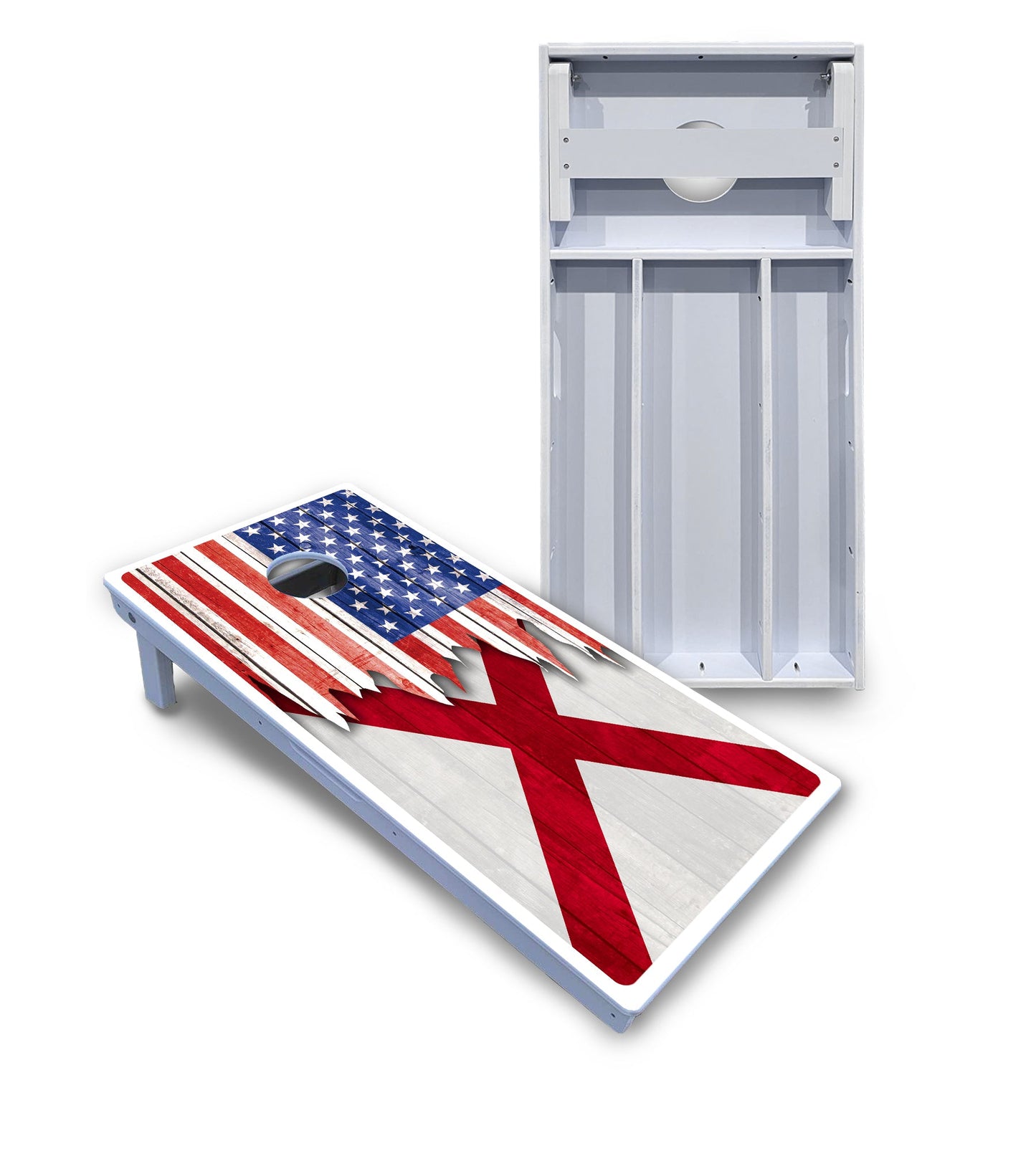 State Flag Designs Alabama to Georgia Cornhole Boards - All Weather Series