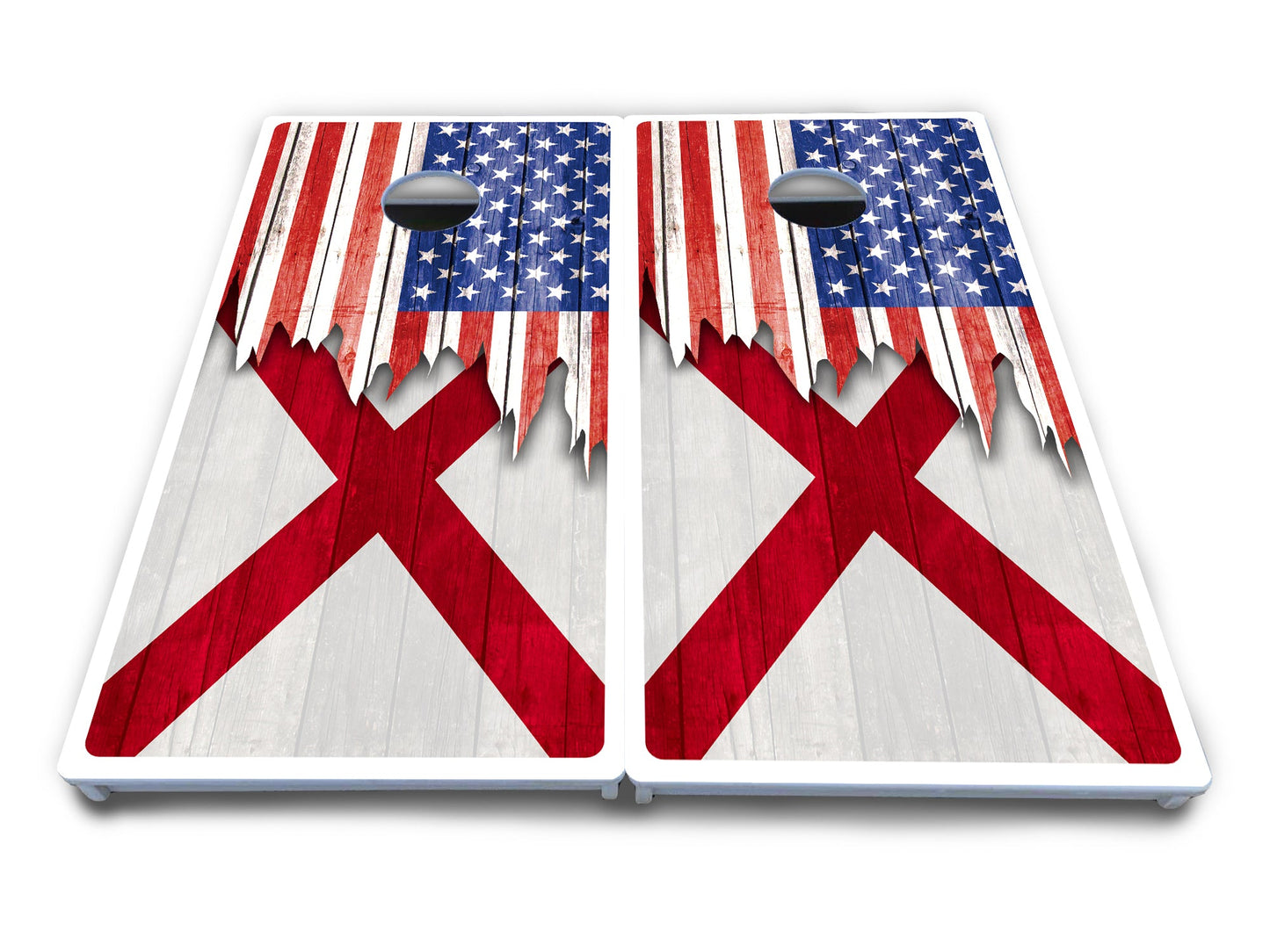 State Flag Designs Alabama to Georgia Cornhole Boards - All Weather Series