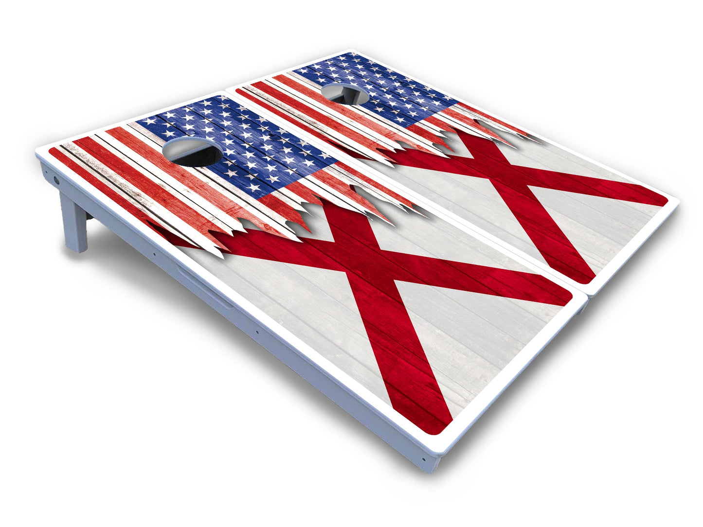State Flag Designs Alabama to Georgia Cornhole Boards - All Weather Series
