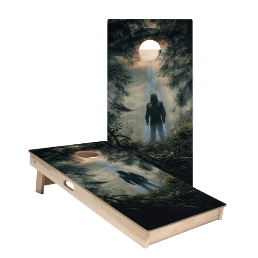 Alien Sasquatch Star Cornhole Boards