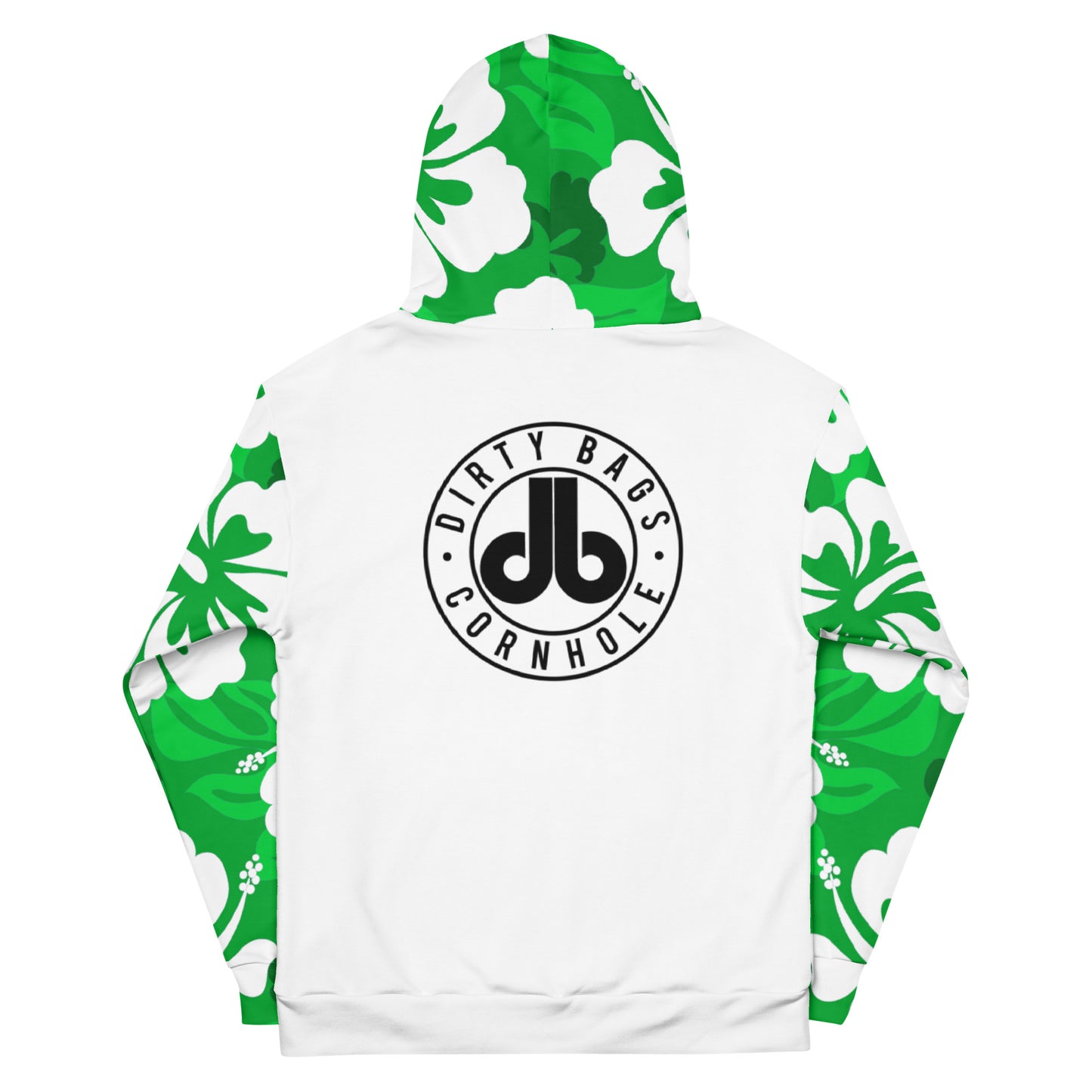 db Hawaiian Themed Hoodie (Green)
