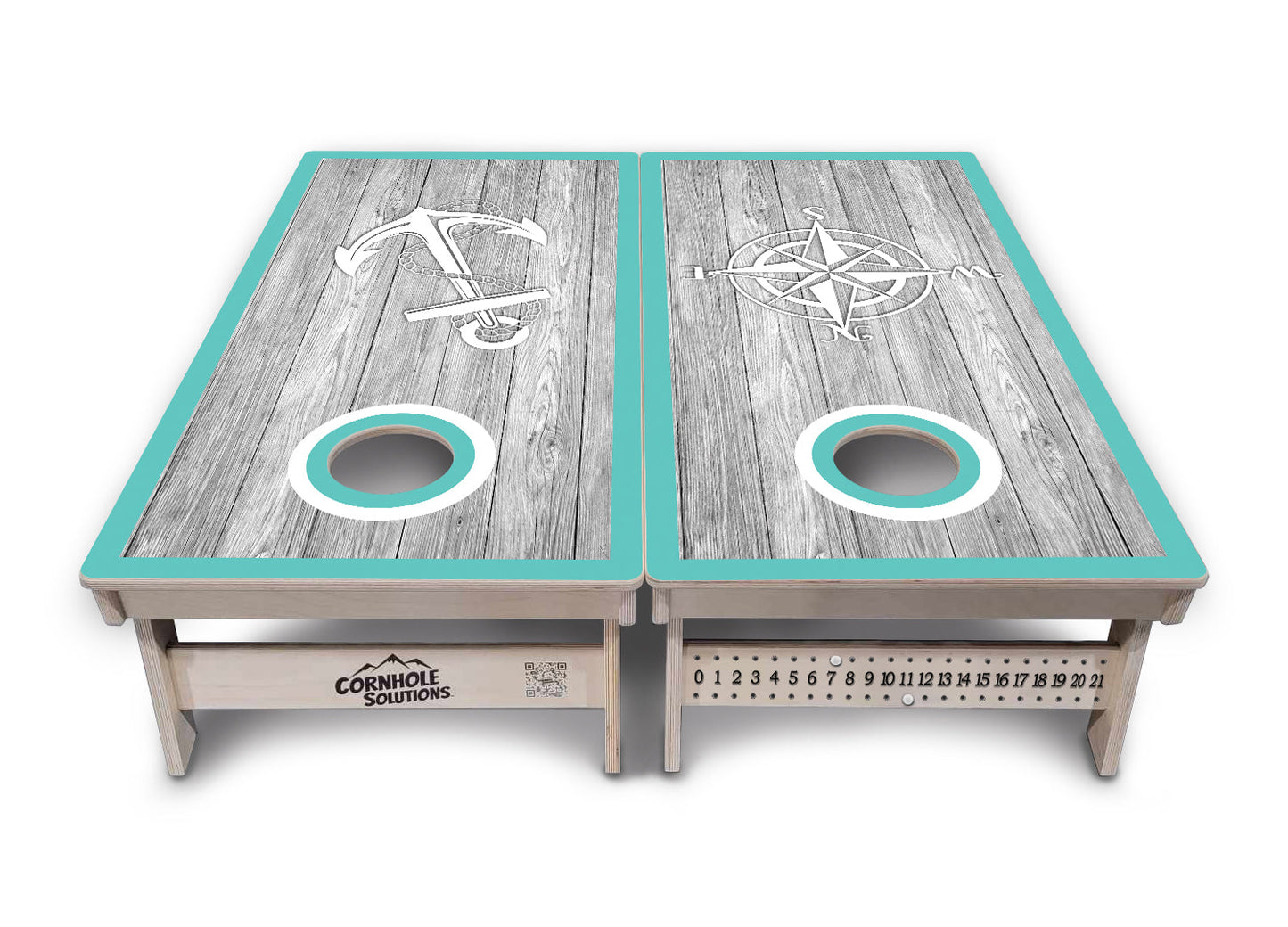 Anchor & Compass Cornhole Boards - Professional Tournament Series