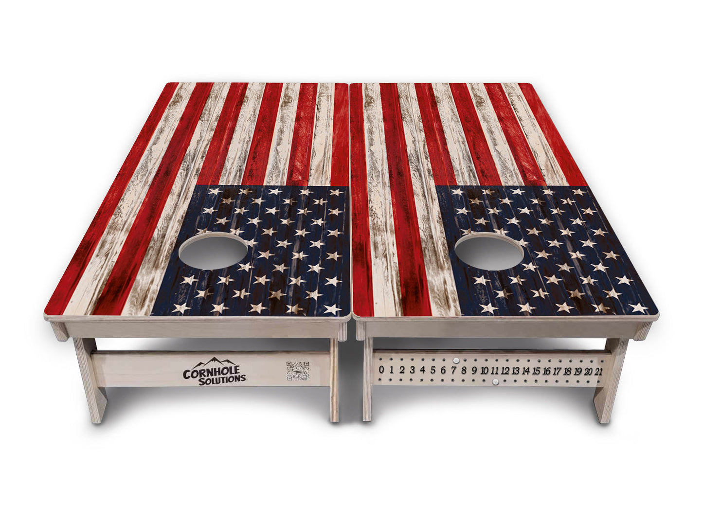 Antique Flag510 Cornhole Boards - Professional Tournament Series