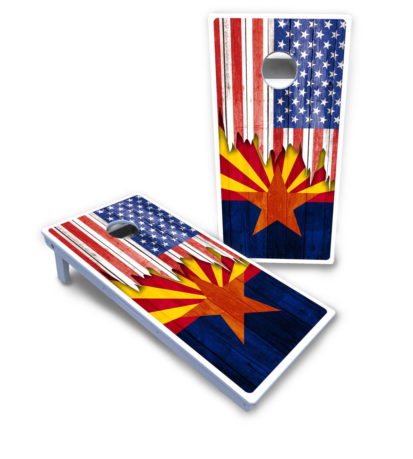 State Flag Designs Alabama to Georgia Cornhole Boards - All Weather Series