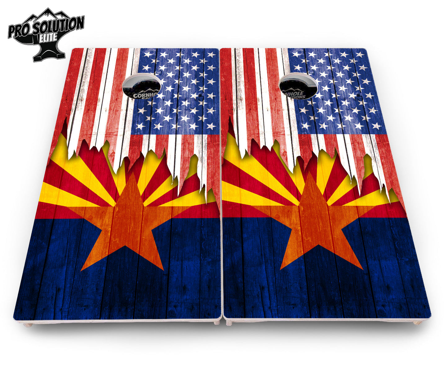 State Flag Designs Alabama to Georgia Cornhole Boards - Pro Solution Elite Series