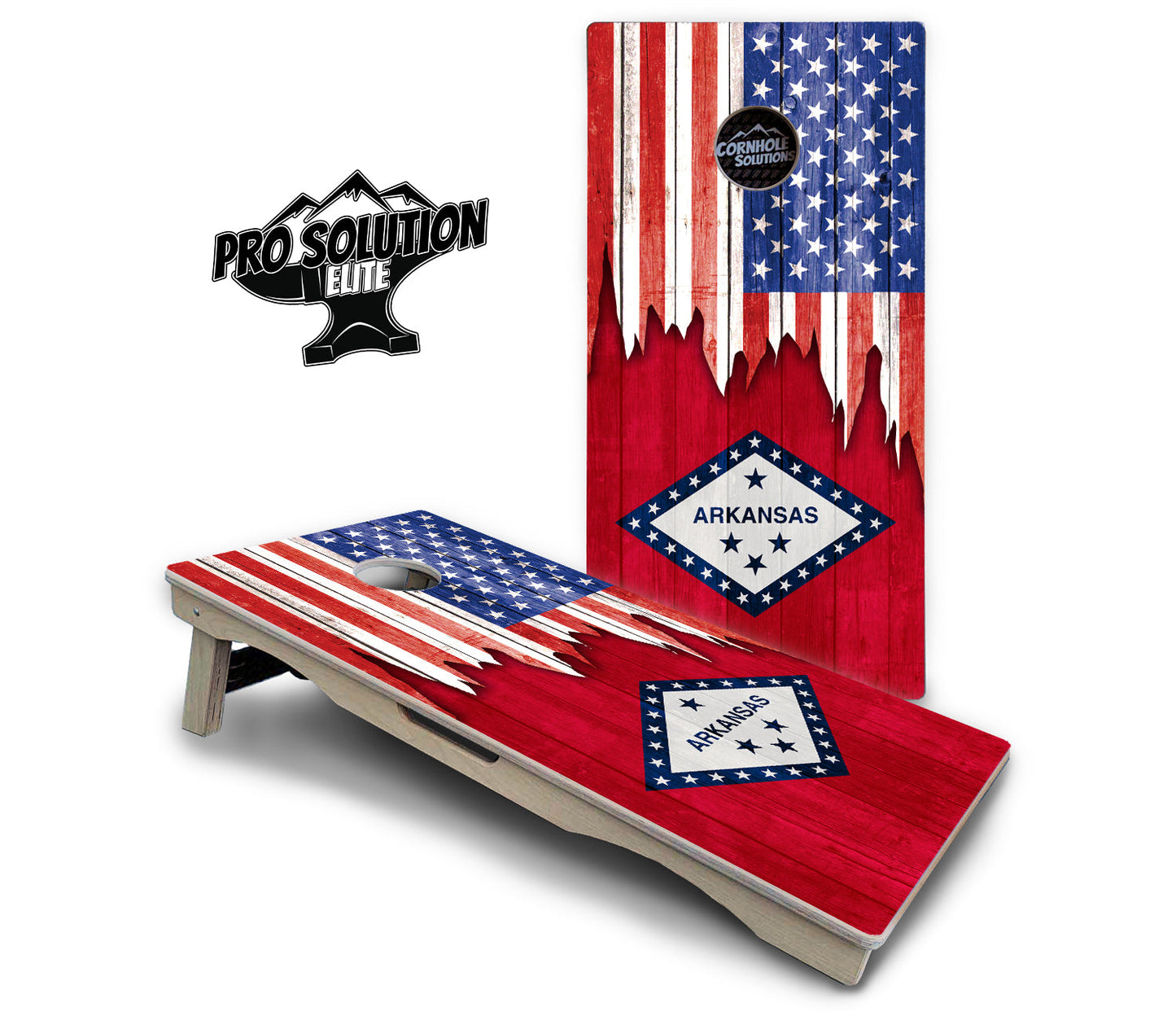 State Flag Designs Alabama to Georgia Cornhole Boards - Pro Solution Elite Series