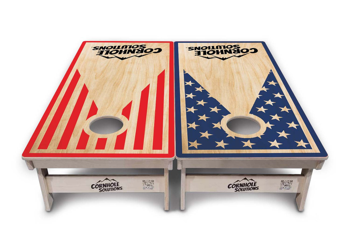 SS Keyhole CS Logo Cornhole Boards - Professional Tournament Series - Free Shipping!