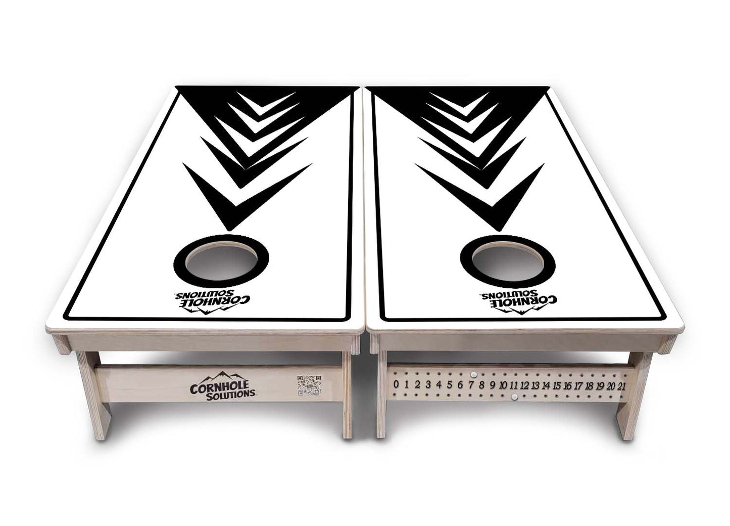 B&W Arrows Cornhole Boards - Professional Tournament Series