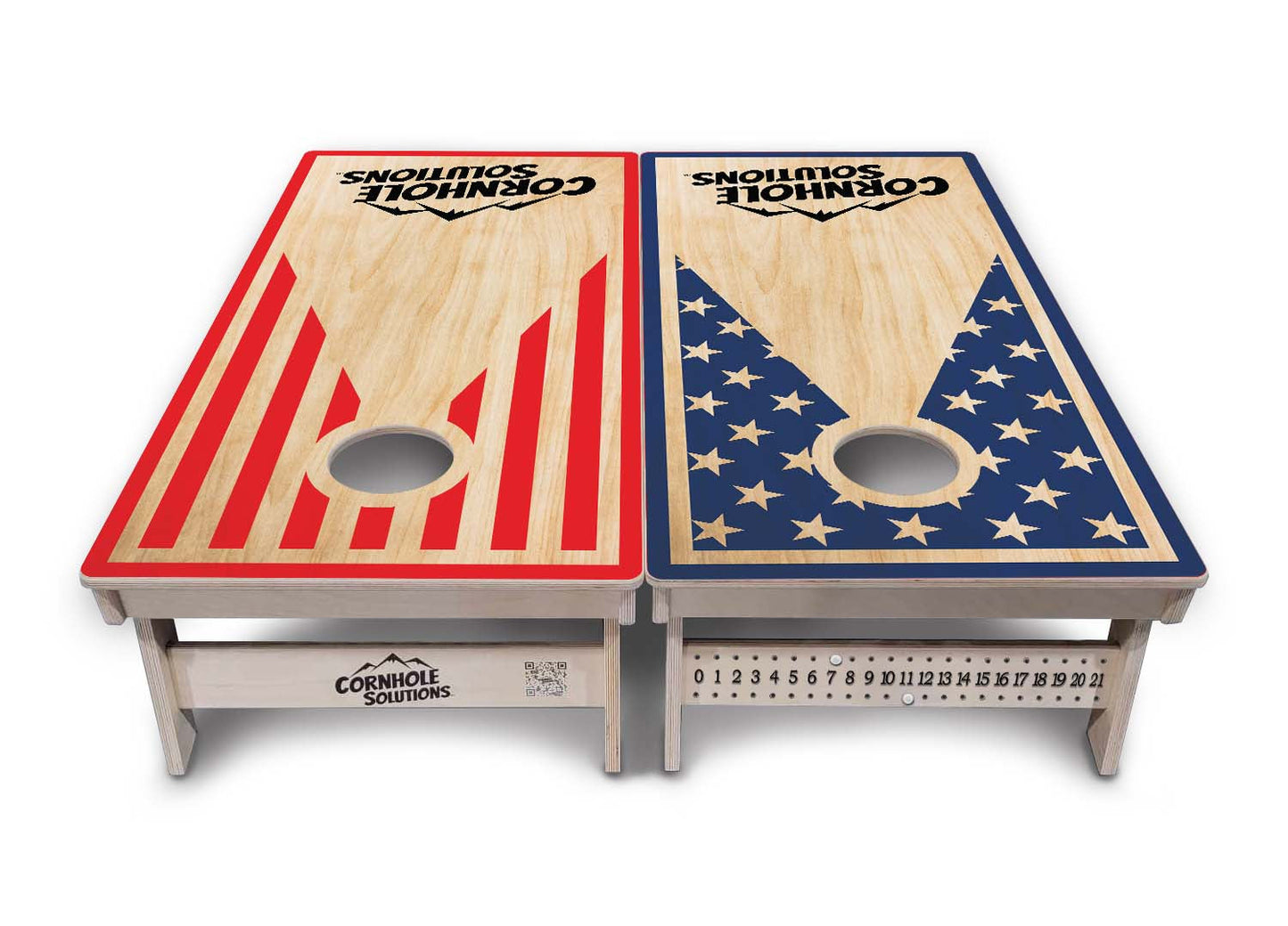SS Keyhole CS Logo Cornhole Boards - Professional Tournament Series - Free Shipping!