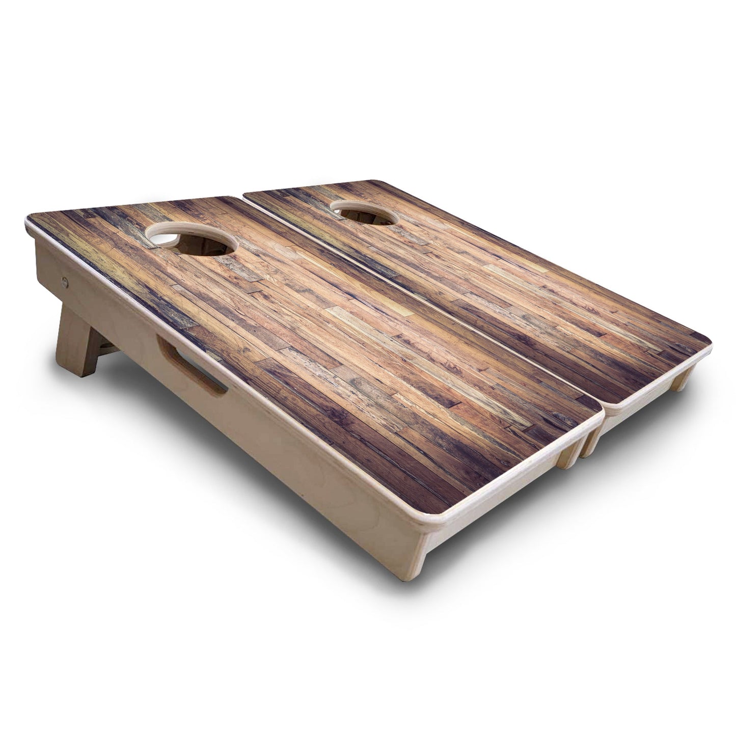 Barnwood Planks - Mini or Vacation Sized Cornhole Boards