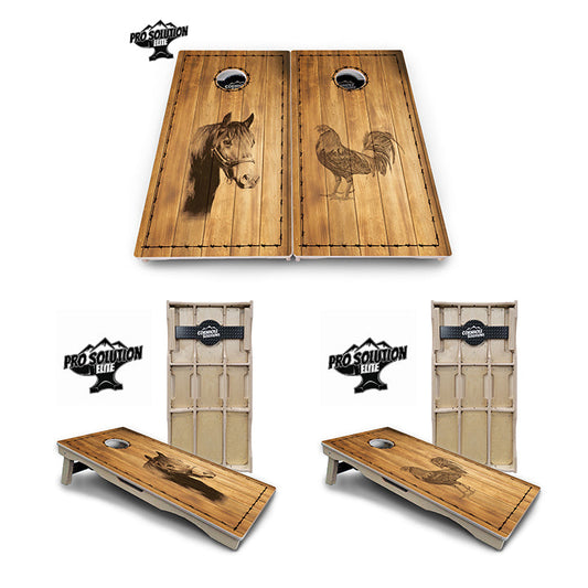 Barnyard Cornhole Boards - Pro Solution Elite Series