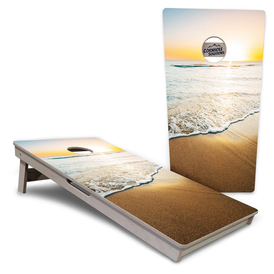 Beach Sunset Cornhole Boards - Professional Tournament Series