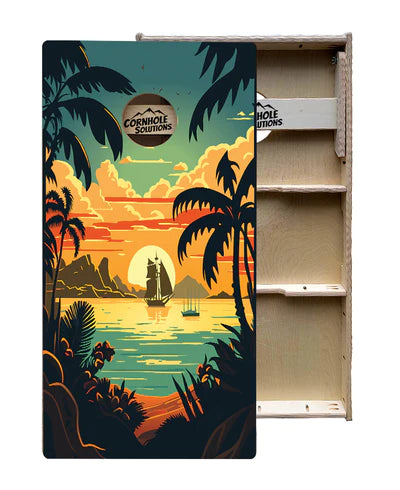Tournament Quality Cornhole Boards - Island Life