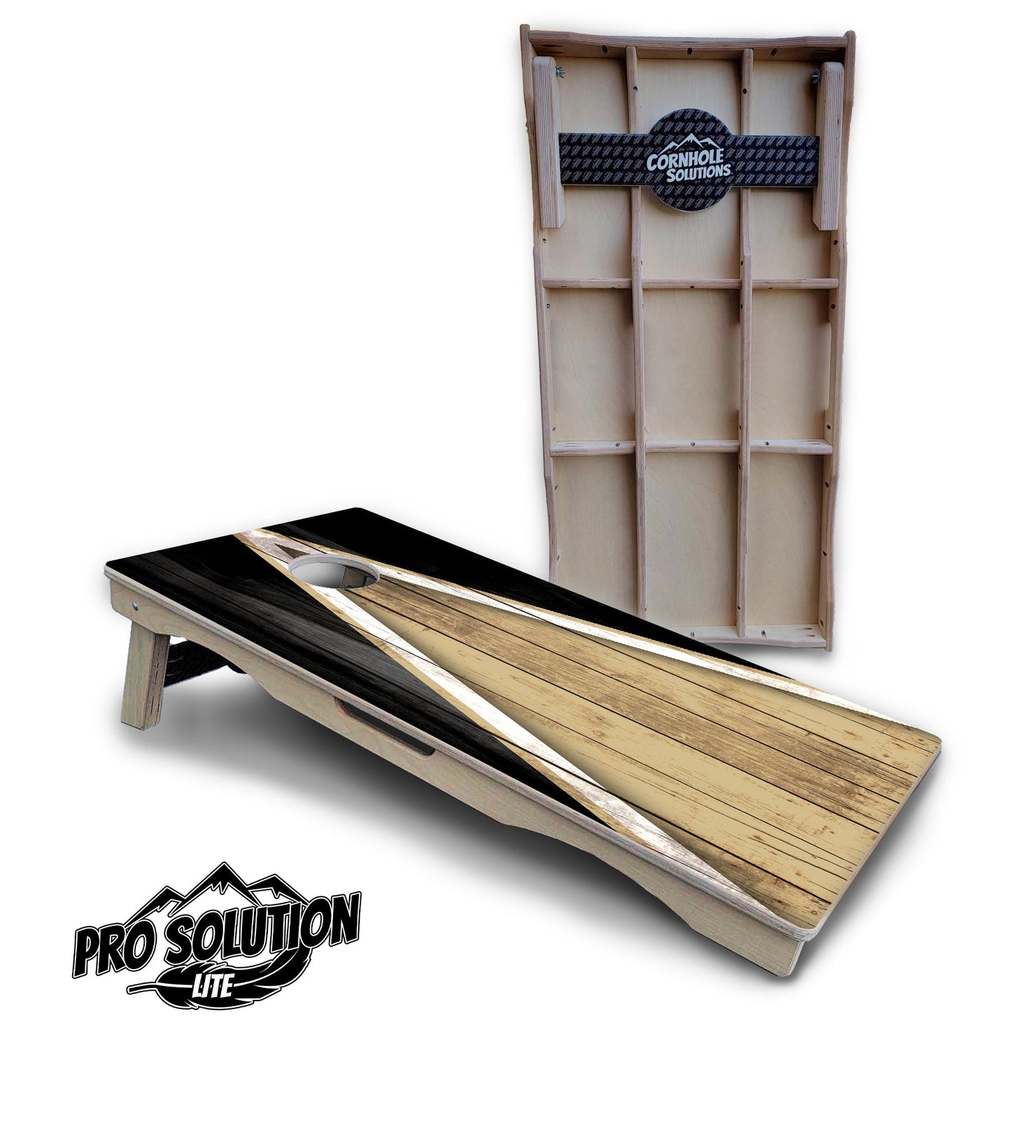 Team Color Triangle Cornhole Boards - Pro Solution Lite Series