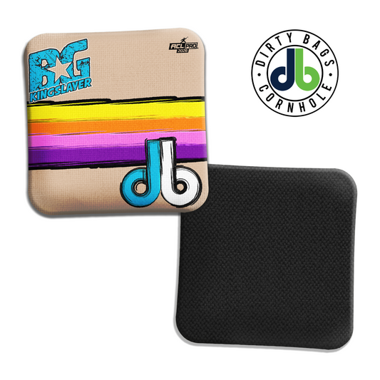 BG Cornhole Bags - Kingslayer - Tan Stripes