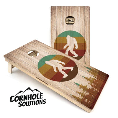 Quick Ship Cornhole Boards - Sasquatch