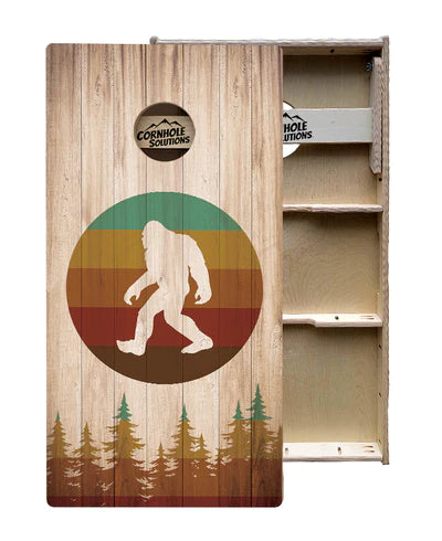 Quick Ship Cornhole Boards - Sasquatch