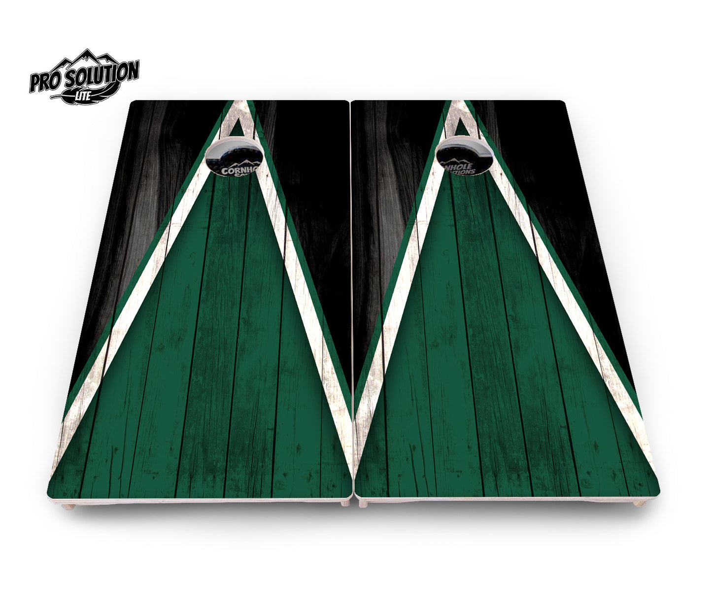 Team Color Triangle Cornhole Boards - Pro Solution Lite Series