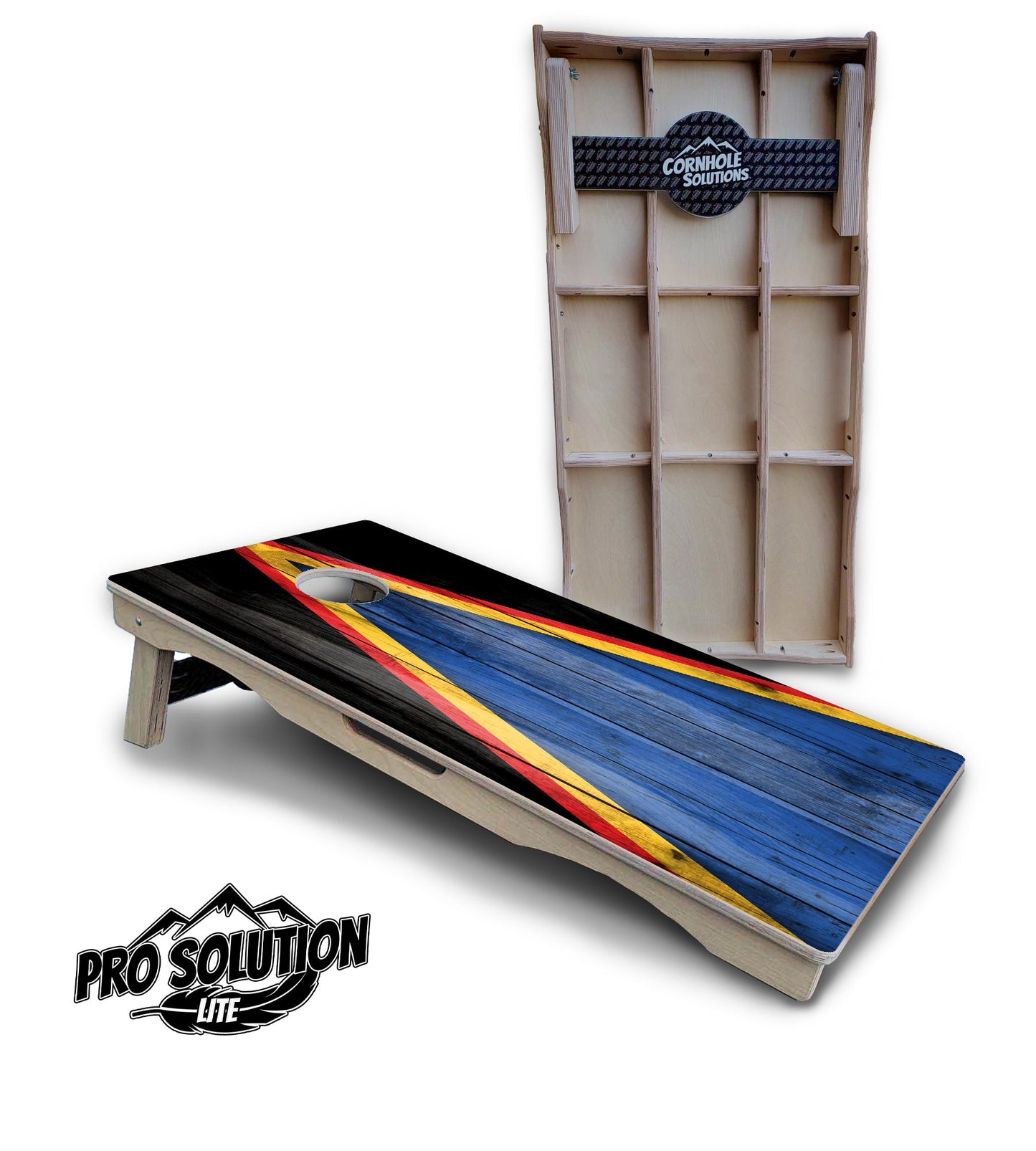 Team Color Triangle Cornhole Boards - Pro Solution Lite Series